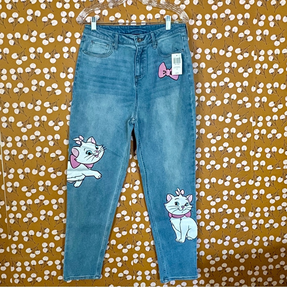 Her Universe Disney The Aristocats Marie Denim Mom Jeans